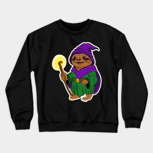 Wizard Sloth Crewneck Sweatshirt